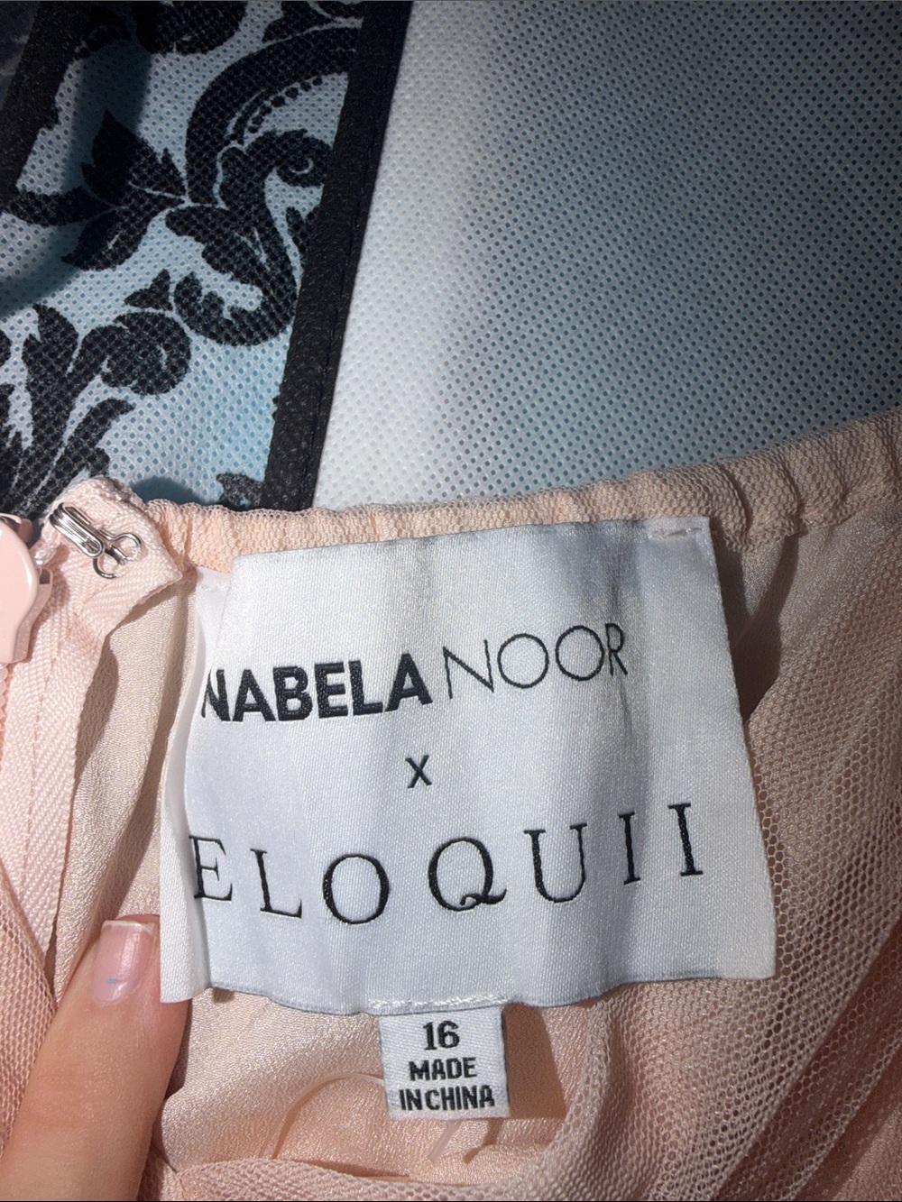 Eloquii Blush Pink Wedding Dress by Nabela Noor